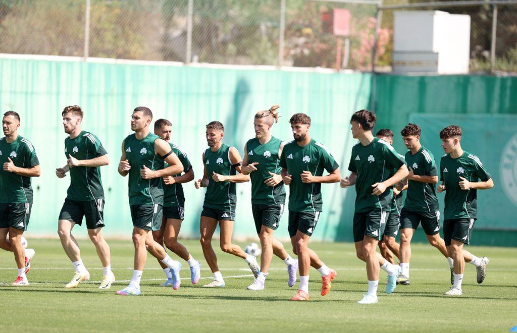 Παναθηναϊκός προετοιμάζεται για τη ρεβάνς με τη Ρέιντζερς παρουσία Αλαφούζου στην προπόνηση